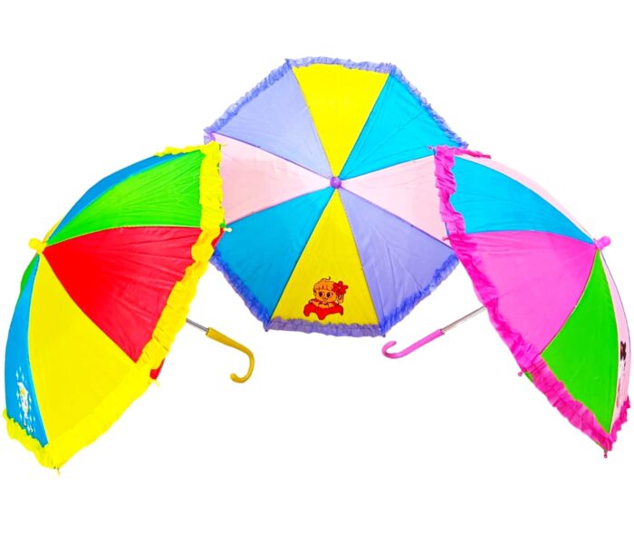 Kids Multi-color Umbrella (12 inch) 1 piece