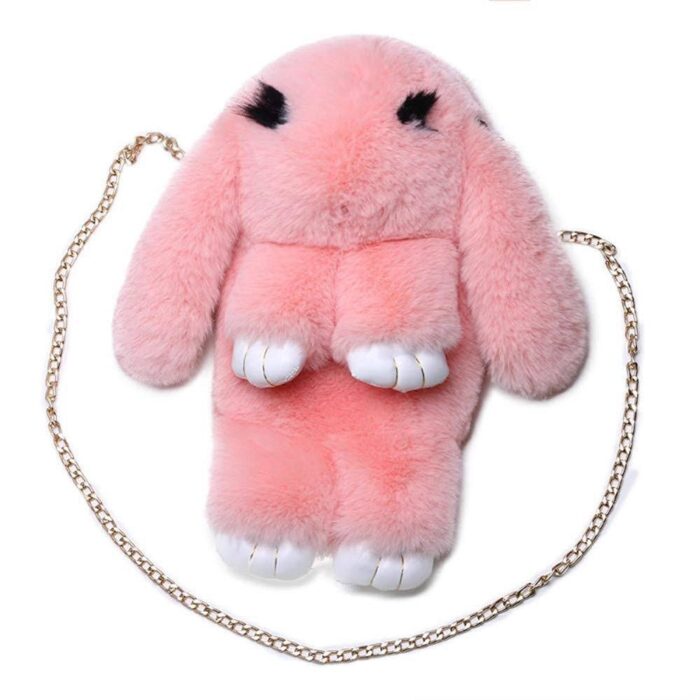 Women Teddy Shape Bag with long chain - Image 2