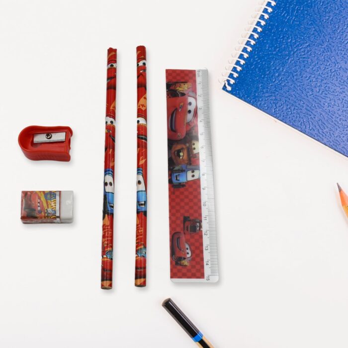 Cartoon Wooden Pencil & Stationary Set