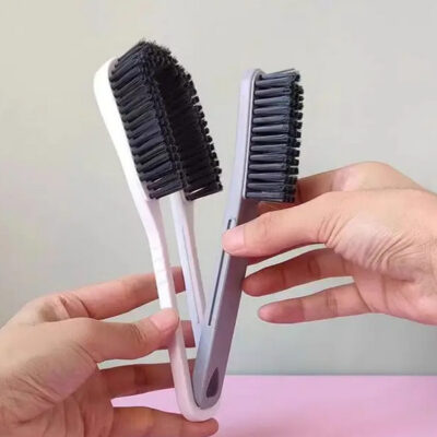 2-in-1 Shoe & Home Cleaning Brush with Dual Heads