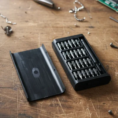 Portable Precision Screwdriver Tool Kit with Multiple Bits